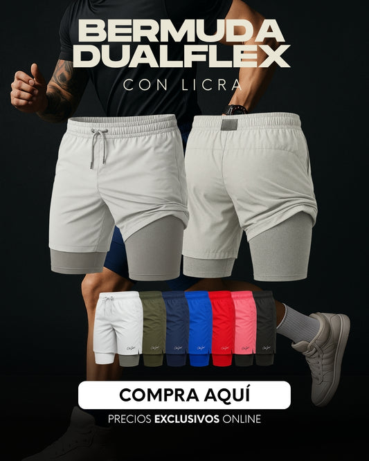 BERMUDA DUALFLEX CON LICRA